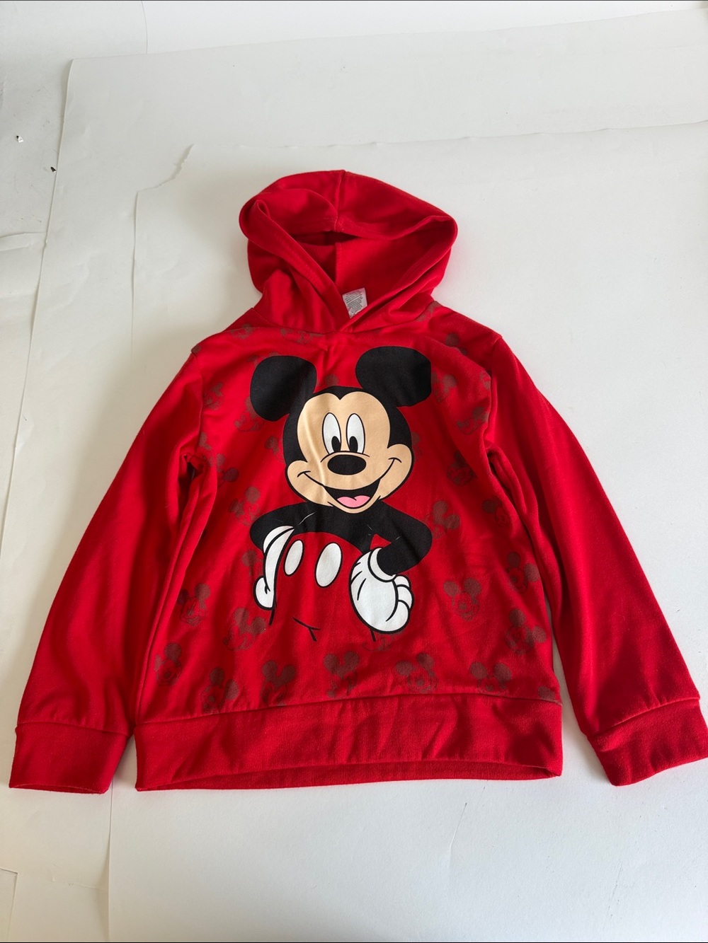 Disney Red Mickey Mouse Pullover Hoodie for Kids